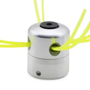 Алюминиевая Головка триммера для травы с 4 линиями, головка для кустореза, аксессуары для газонокосилки, режущая головка для стриммера, замена