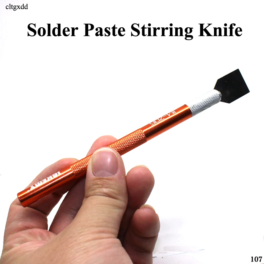 

cltgxdd 1pcs Scraper Metal Solder Paste Stirring Knife Phone Repair Opening Pry Tool BGA Reballing Welding Gadget DIY Design