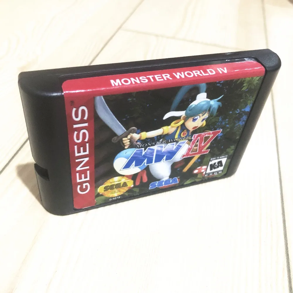 Экономия батареи! Monsteed World WH IV для SEGA GENESIS 16 битный игровой Картридж NTSC Прямая