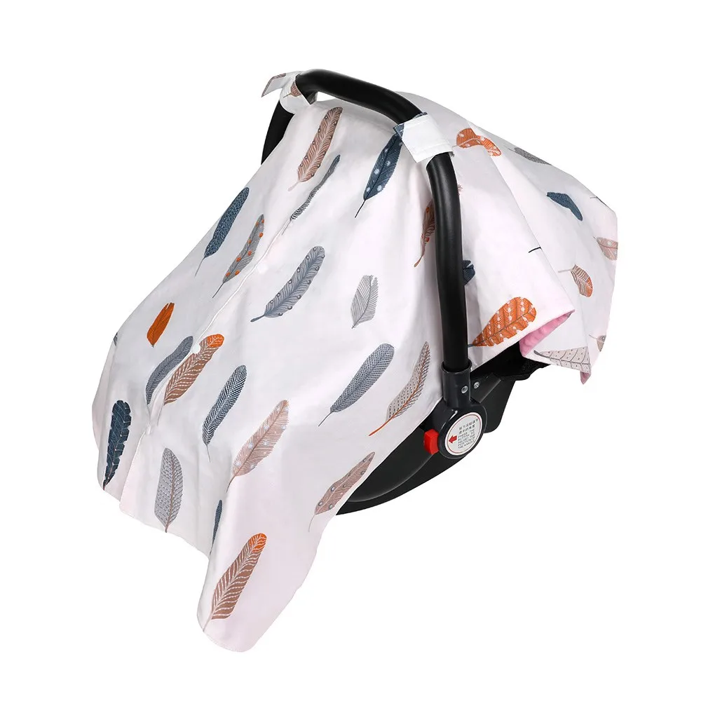 Высокое качество CarSeat Canopy аксессуары для малышей солнцезащитный козырек коляски Детское покрывало бант для кормления для новорожденных шоу