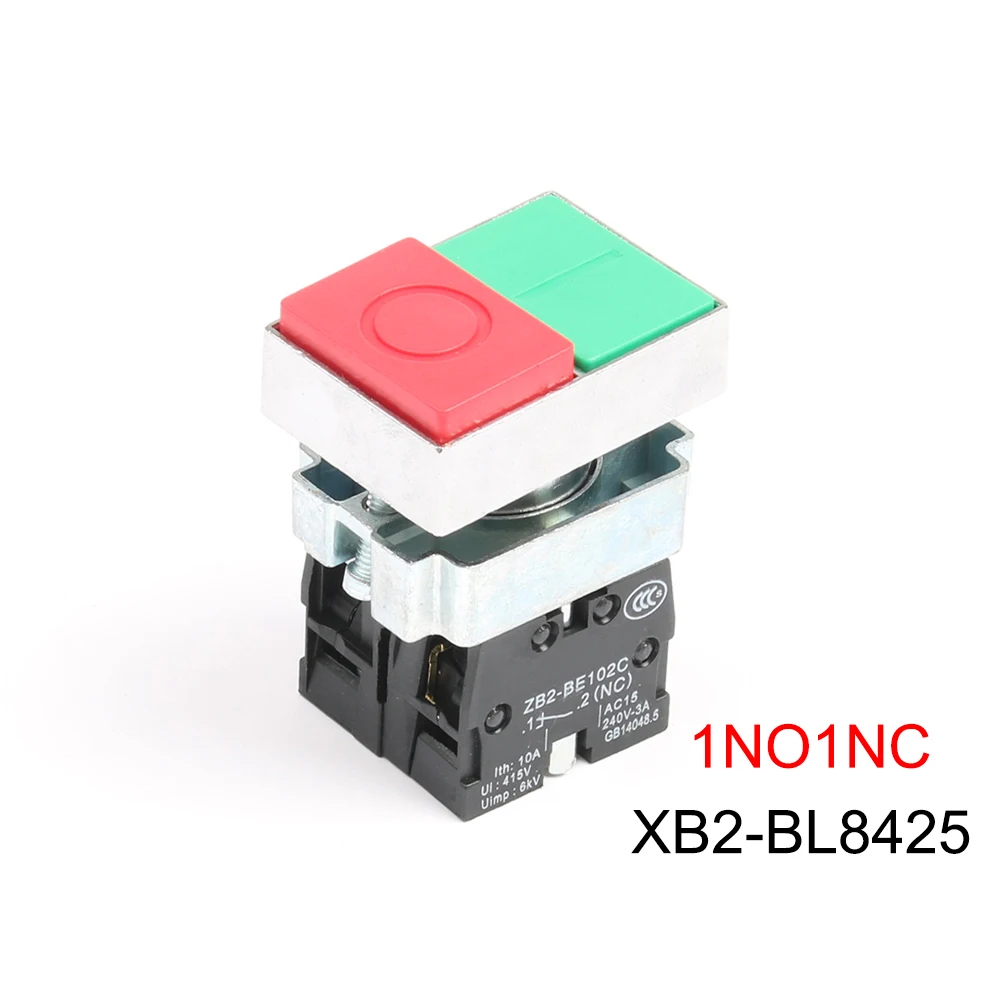Мгновенный самосброс Φ BL42 BL51 1NO/1NC однокнопочный фонарь с двумя кнопками|push button