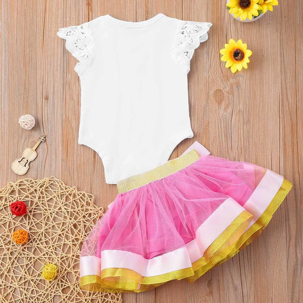 Emmababy/комплект из 2 предметов для новорожденных девочек комбинезон с буквенным