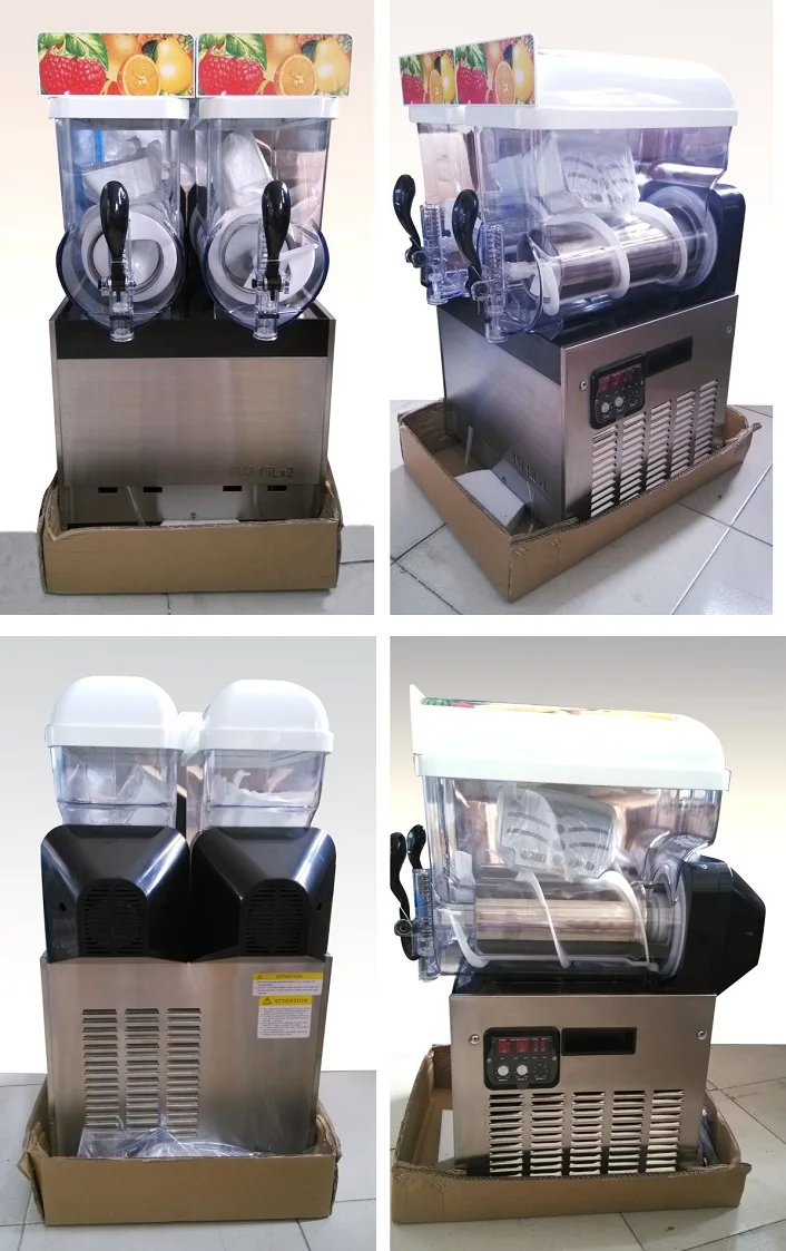 Диспенсер для сока машина льда объем 15 л * 2 с двойными цилиндрами охлаждения |