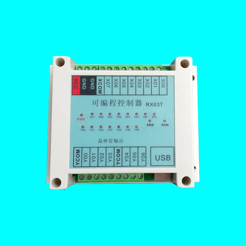 8 в 1 простой программируемый контроллер PLC RX 03T последовательного управления