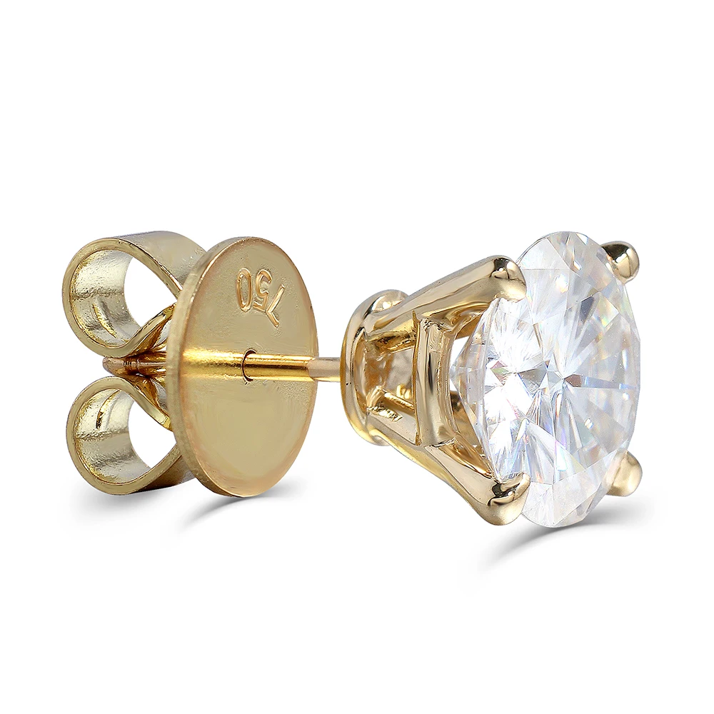 Transgems Роскошные Большие размеры 18K 750 желтое золото 6CTW или 4CTW F цвет прозрачные