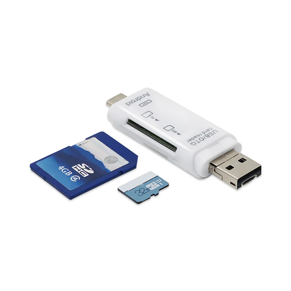 Мульти 3 в 1 Тип C/Micro USB/USB OTG Кардридер высокоскоростной USB 2 0 универсальный TF/SD для
