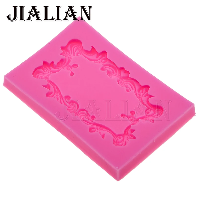 Зеркальная/фоторамка моделирование 3D силиконовые формы украшение торта