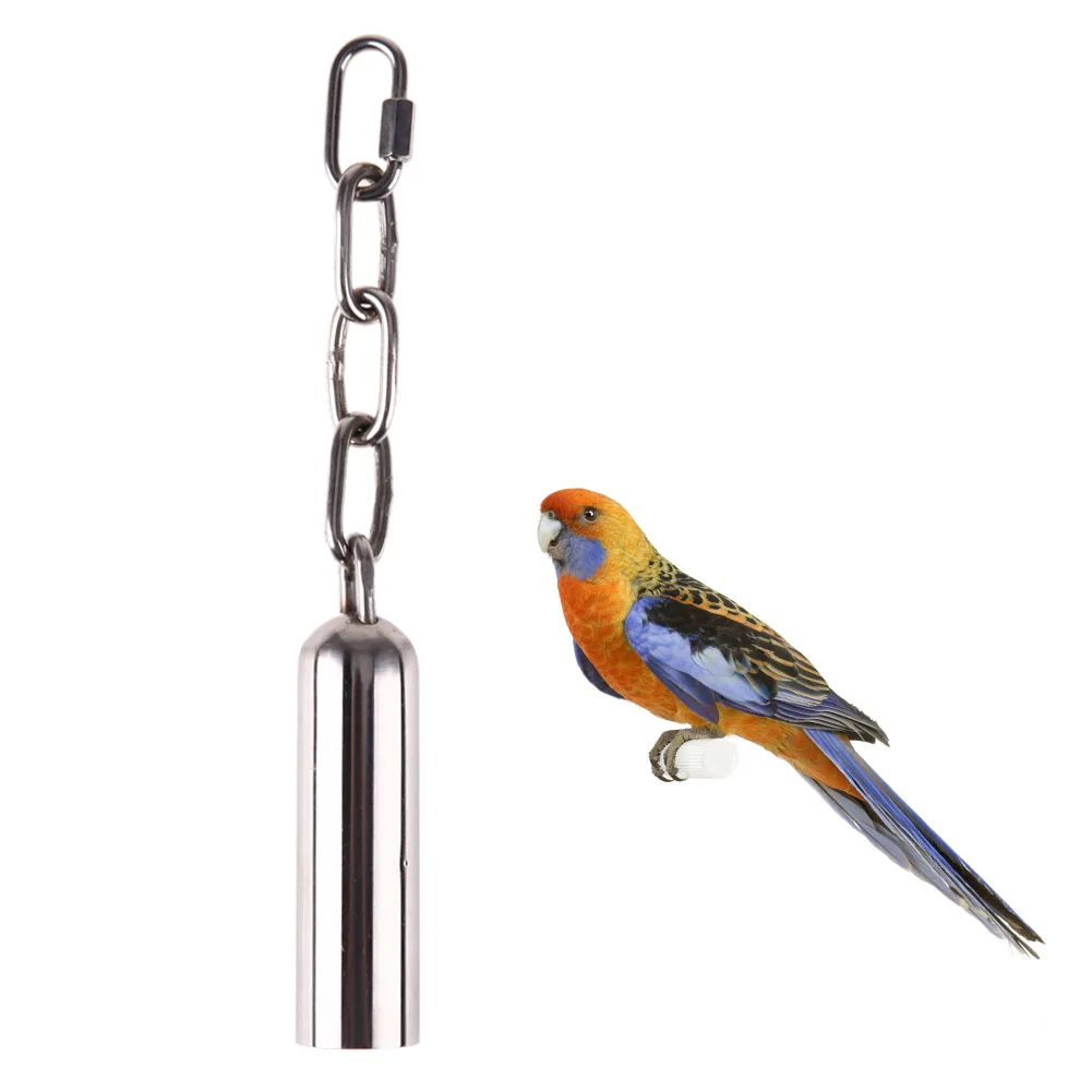 Технические игрушки деревянные стальные подвесные колокольчики для попугаев