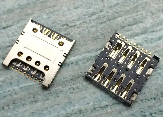 20 шт. 100 шт./лот новый разъем для считывания SIM карт телефона LG Optimus L90 D415|l connector|connector