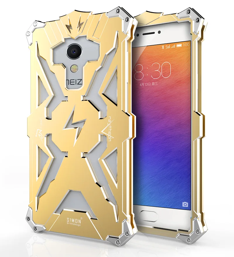Алюминиевый бронированный чехол Thor для Meizu MX6 MX5 MX4 Pro телефона с вспышкой Железный