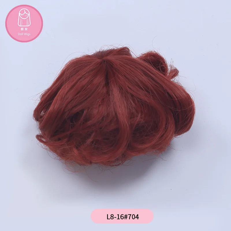 Парик для куклы BJD L8# Размер 4,5-6 дюймов 1/8 высокотемпературный натуральный парик короткие волосы bjd sd куклы парики в красоту