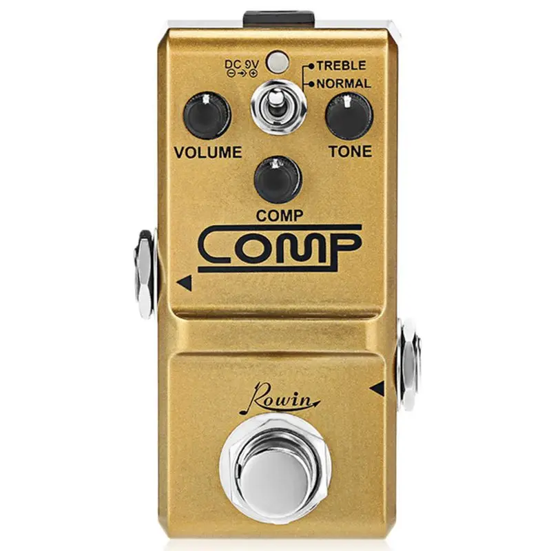 Rowin Мини гитарный эффект педаль компрессор Comp для электрогитары | Спорт и