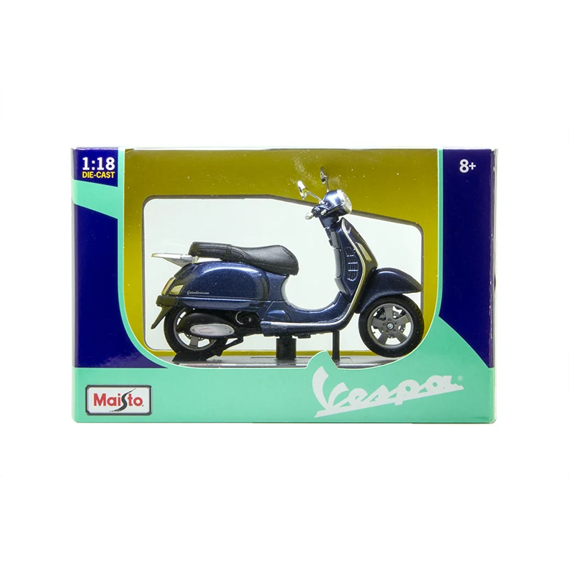 Модель мотоцикла Maisto VESPA Piaggio 2003 granтуризм 1:18 модель велосипеда база под давлением