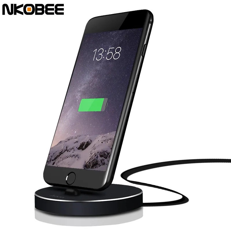 2.4a для iphone док-станции синхронизации данных Зарядка iPhone 7 док-станция USB Зарядное