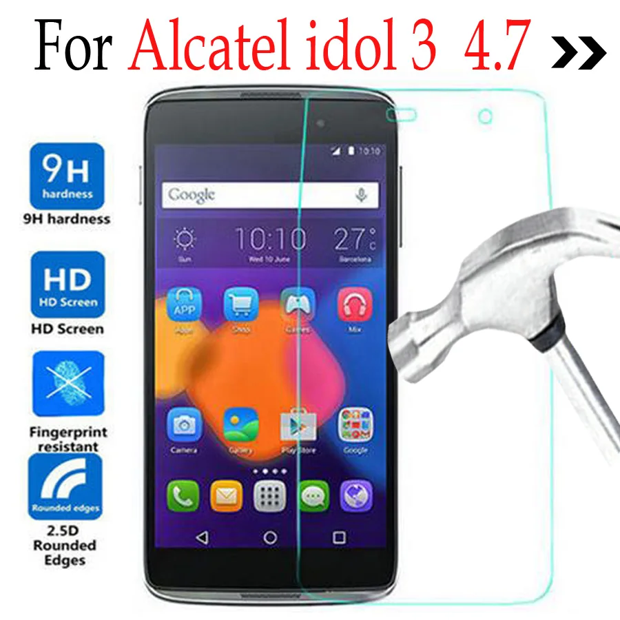 Закаленное стекло для Alcatel One Touch Idol 3 4 7 дюйма 6039Y защитная пленка Onetouch Idol3 6039 6039J
