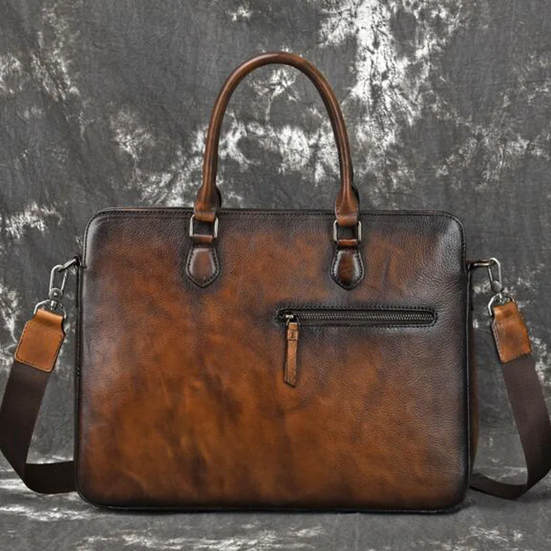 Высокое качество Мужская Ретро сумка через плечо деловая для мужчин сумка-тоут