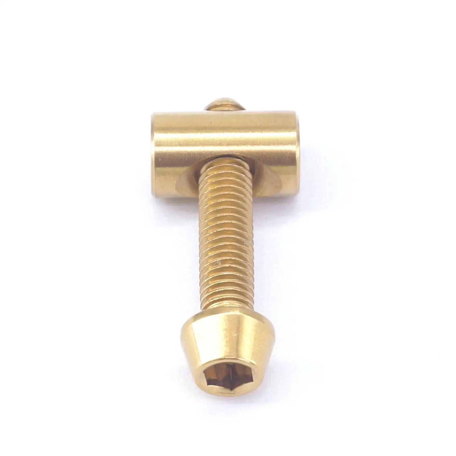 M5x25mm Золотой GR5 титановый винт болты с корпус гайка для велосипедного сиденья