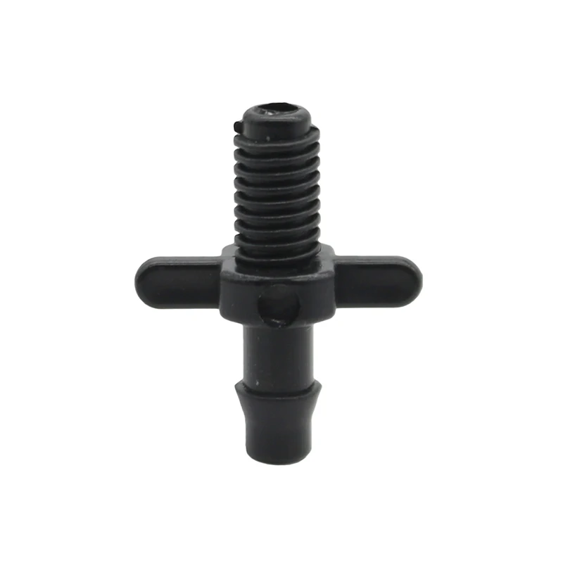 Прямой соединитель с зазубриной 1/4 дюйма, фитинги для садовых шлангов с резьбой, соединители для садовых труб для орошения, 50 шт.