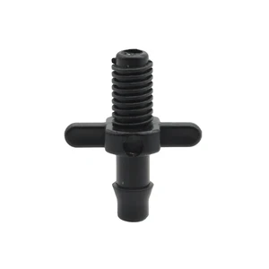 Прямой соединитель с зазубриной 14 дюйма, фитинги для садовых шлангов с резьбой, соединители для садовых труб для орошения, 50 шт.