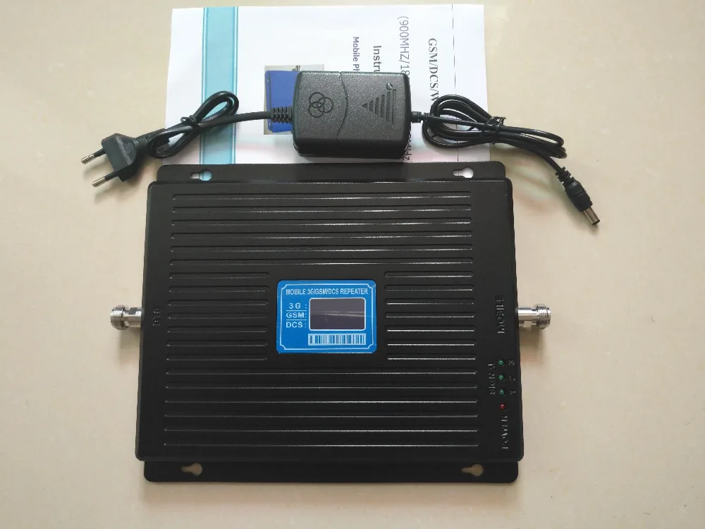 Новинка 23 dbm 65dbi triband GSM 900 1800 МГц 2100 усилитель повторитель 4 г ретранслятор DCS 3g
