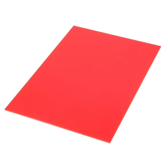 Red A4 210x297x3 мм прозрачные акриловые(ПММА) листы из оргстекла тонированные/плексигласовая пластина/акриловая пластина черный/белый/красный/зеленый/оранжевый - Цвет: Red