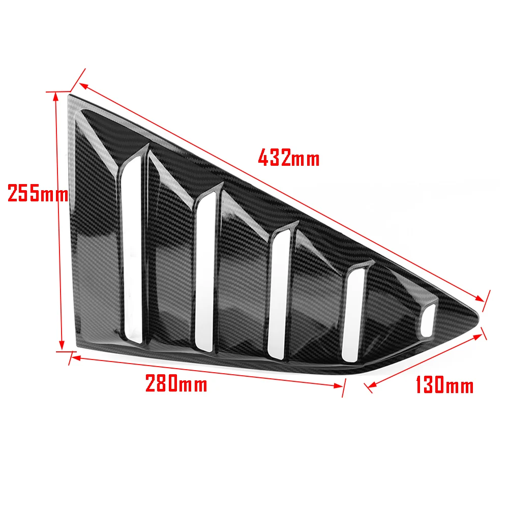 For Chevy Camaro 2016 2017 2018 3 Colors Auto Car Accessories 2x Rear Side Window Louver Vent Cover Replacement Grille | Автомобили и