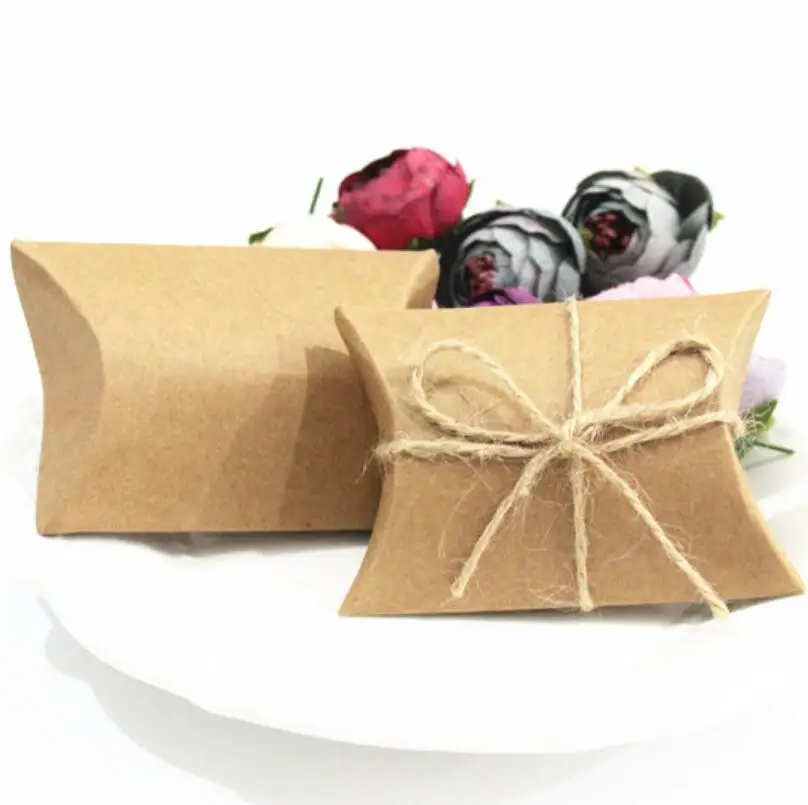 

Милая Подарочная коробка из крафт-бумаги, Подарочная коробка для свадебной вечеринки, любимые подарочные коробки для конфет, бумажные пода...