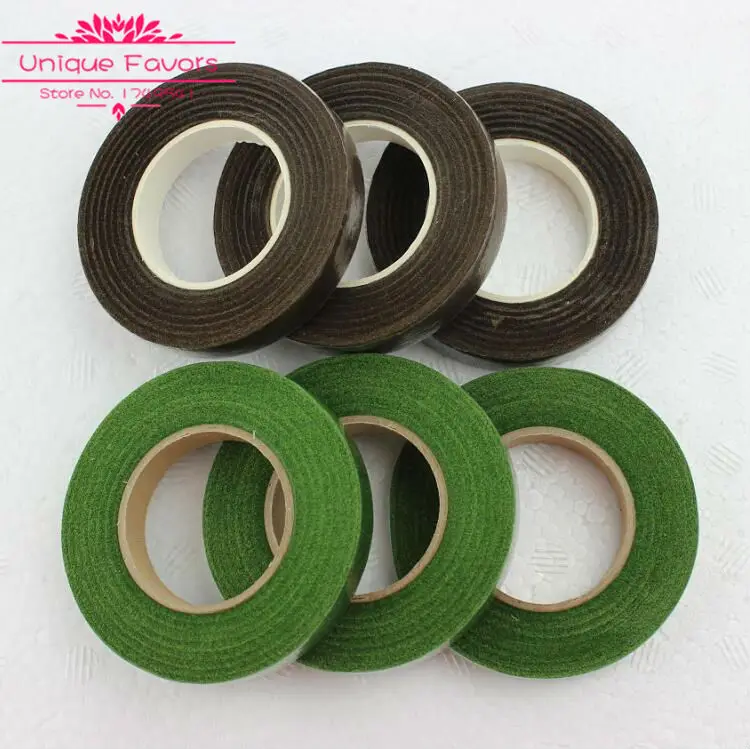 12 шт. самоклеящиеся ленты для украшения стеблей 10 мм|floral stem|florist crepe paperbouquet bridal |