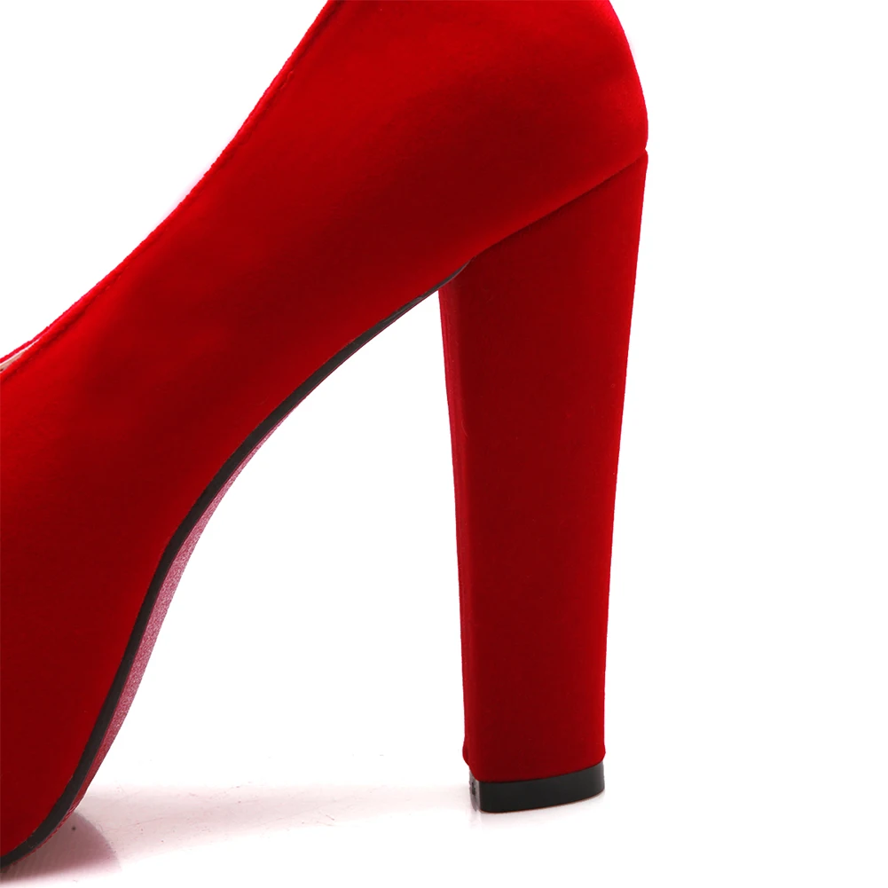 Lapolaka New Arrivals Hot Sale Chunky High Heels Buckle Strap Mary Janes Pumps Woman Shoes Platform Shoes Woman Pumps