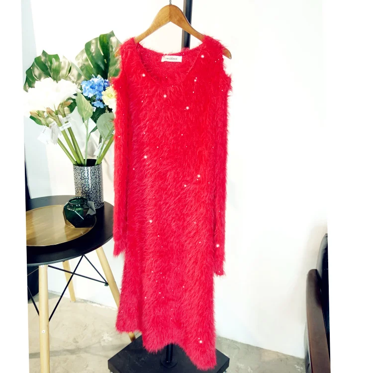 Cakucool с длинным рукавом платье вырезами пикантные средней длины Vestido