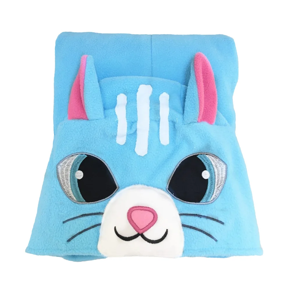 Новые пижамы с изображением животных синего кота одежда для сна унисекс