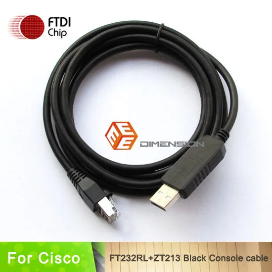 Сетевые роутеры 6 футов сетевой кабель с чипом FTDI консольный USB RJ45 для
