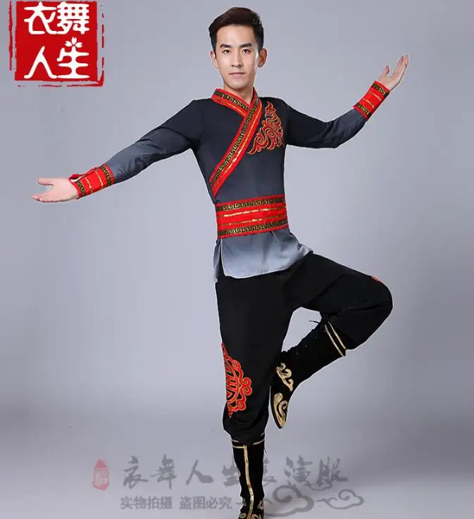 Барабанная одежда Китайский танцевальный костюм льва Восточный народный