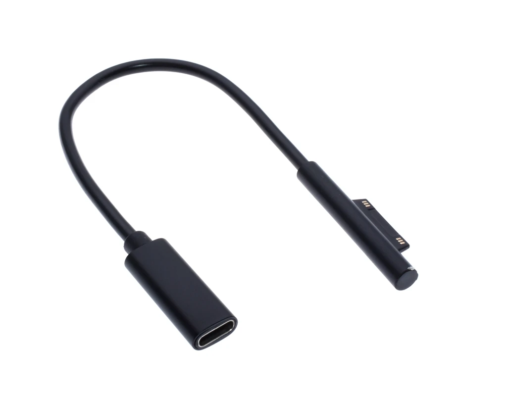 Usb type C PD зарядный кабель для microsoft Surface Pro 3 4 5 6 Go Штекерный разъем постоянного тока