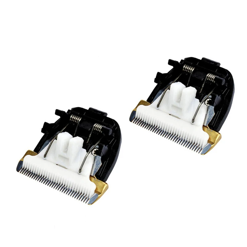 2pcs 45mm blade Высококачественный керамический титановый нож для стрижки собак, триммер для волос, клипер для LIMEI C6 BaoRun P2 P6 P9 S1 LILI ZP-295 ZP-293 - Цвет: 2pcs 45mm blade