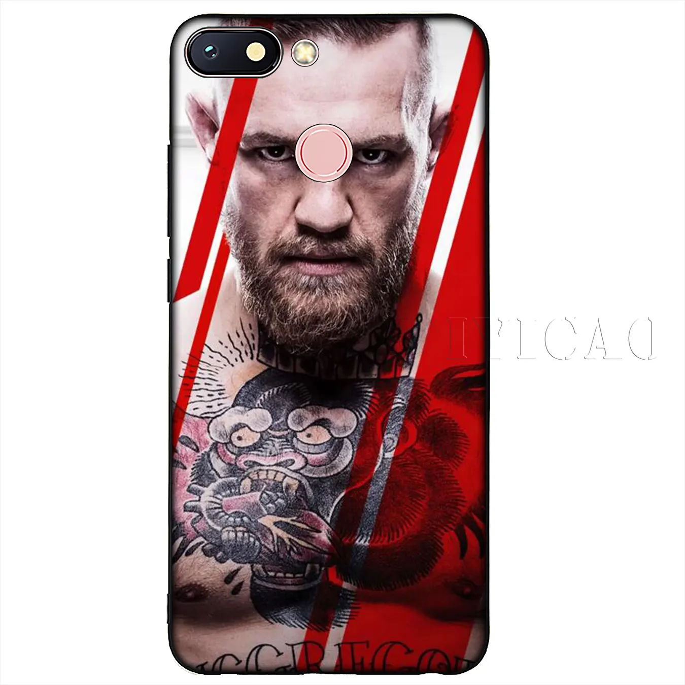 Силиконовый мягкий чехол IYICAO Conor McGregor Irish Fighter на заказ для Xiaomi Redmi 6A 5A Note 8 7 4 4X5 Plus 6 Pro черный чехол из ТПУ - Цвет: 10