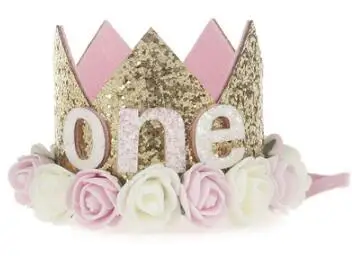 Вечерние головные уборы для маленьких девочек с цветочным декором первого дня