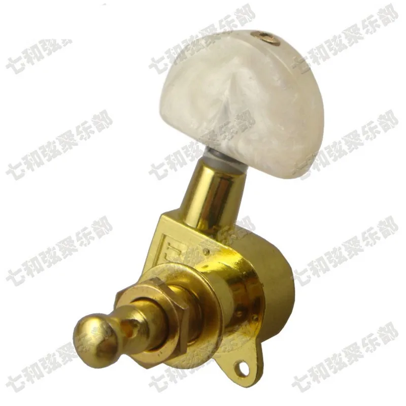 Золотистая акустическая электрическая гитара 3R3L встроенная Настройка гитары