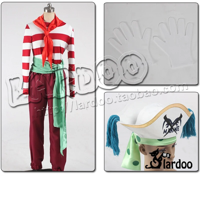 Цельный Багги 2 года спустя Косплей костюмы костюм на Хэллоуин для мужчин |