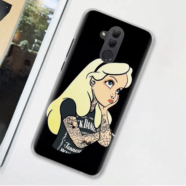 10 Татуировки Alice принцесса-Русалочка Ариэль чехол для телефона для huawei Коврики 20 Pro 10 20 Lite P Смарт плюс P30 Pro P30 P20 Lite чехол Co - Цвет: 10