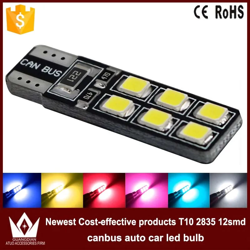 Автомобильные габаритные огни Tcart 4 шт./лот T10 2835 12smd для Kia Rio1 2 K2 Ceed K3 K5 Forte Sportage Cerato