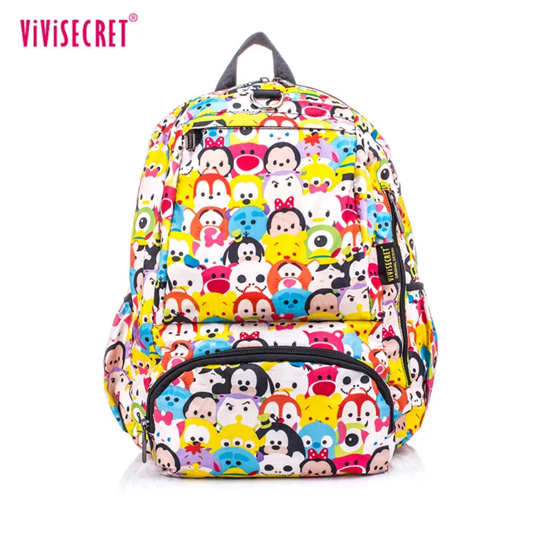 Yellow Tsum Новинка; женские школьные сумки для девочек-подростков; водонепроницаемый рюкзак для начальной школы; рюкзак с цветочным принтом в стиле Харадзюку; рюкзак - Цвет: Yellow Tsum