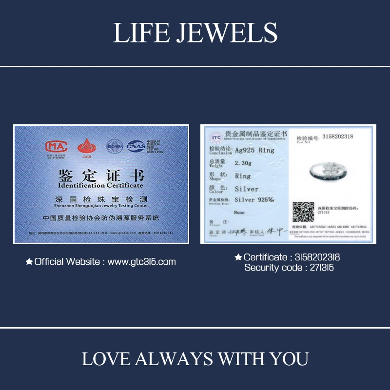 Аутентичное кольцо из 925 пробы стерлингового серебра с австрийским цирконом Charm l Женский роскошный подарок на День Святого Валентина Ювелирные изделия 18182.