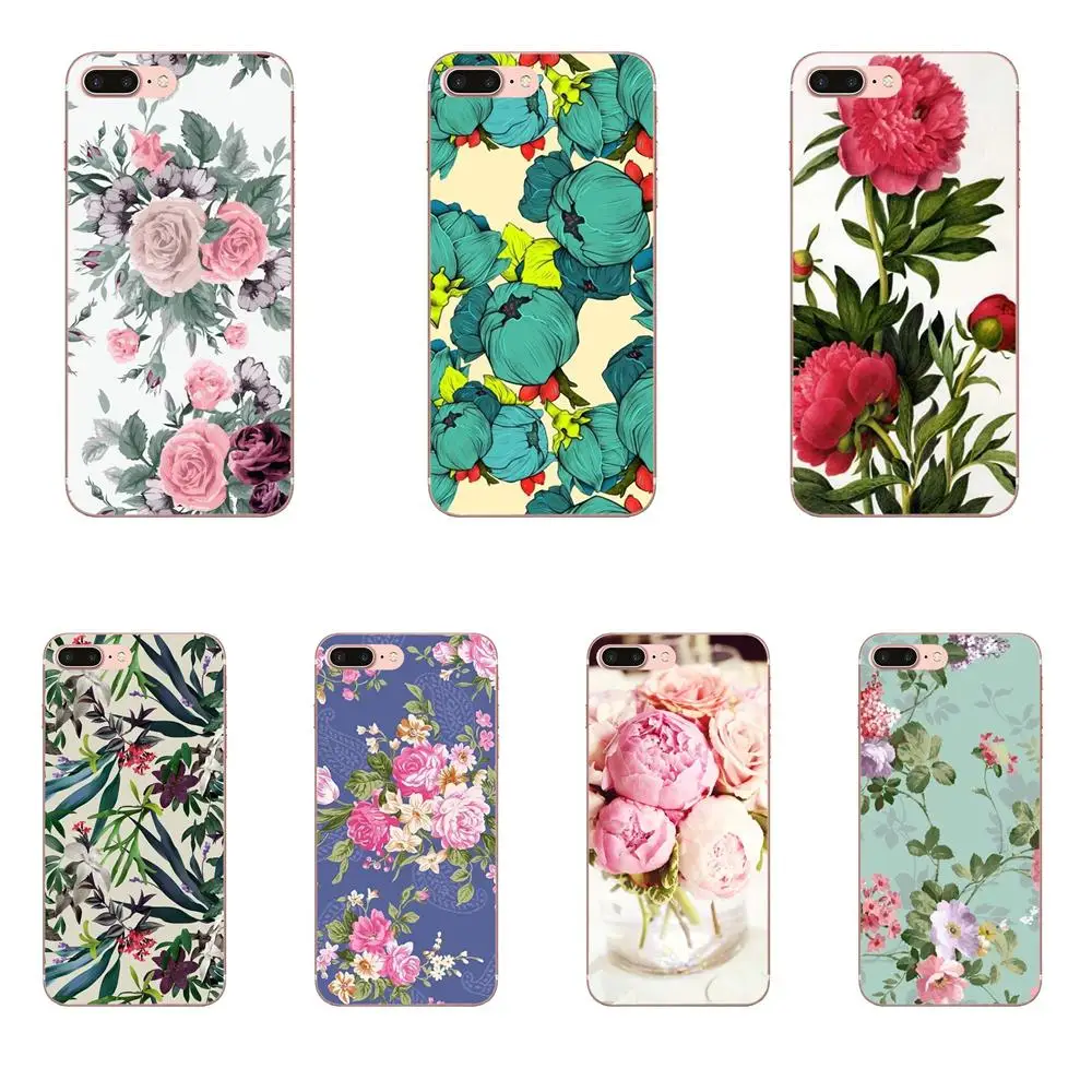 Яркий розовый цветок пион хит продаж модный дизайн для Samsung Galaxy Note 5 8 9 S3 S4 S5 S6 S7 S8 S9