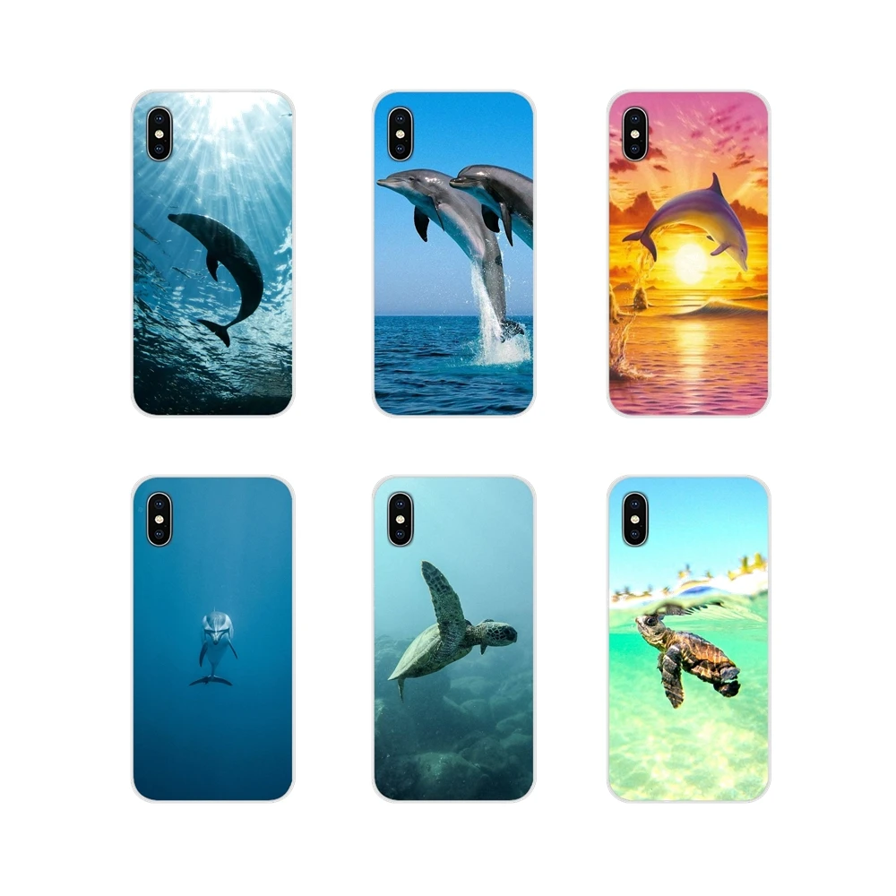 Аксессуары чехлы для телефонов Чехлы Черепашки и дельфины Samsung Galaxy A3 A5 A7 A9 A8 Star A6
