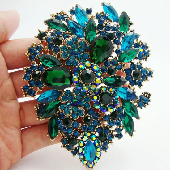 TTjewelry классический стиль фотообои с двумя каплями цветок искусство | Броши -1897112531