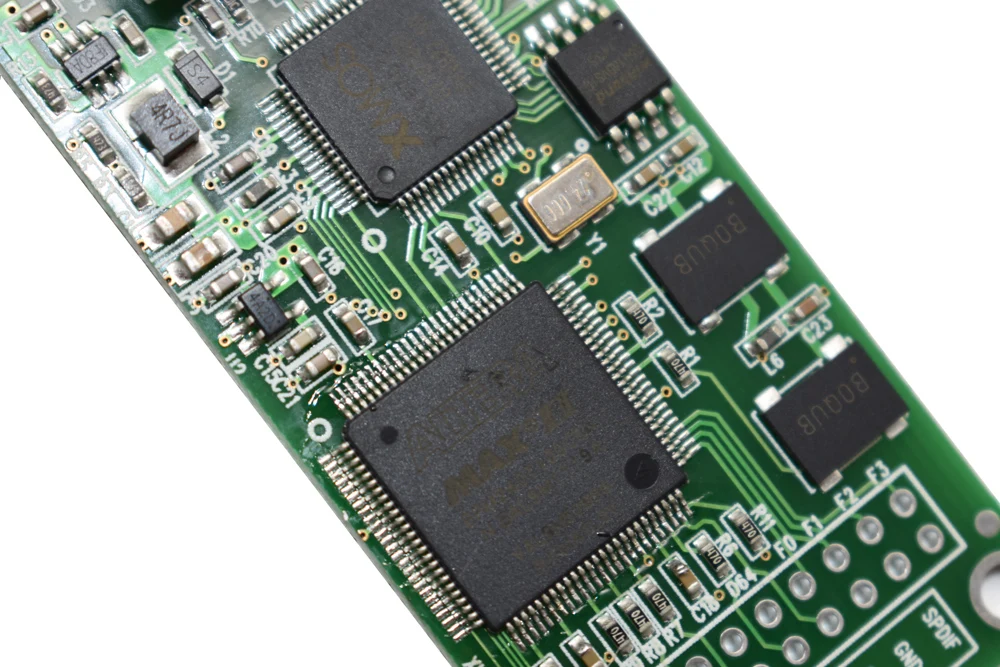 С украшением в виде кристаллов обновление XMOS XU208 DAC+ cpld карты цифровой интерфейс USB I2S DSD выход для AK4497 ES9018 ES9028 ES9038 декодер E4-007
