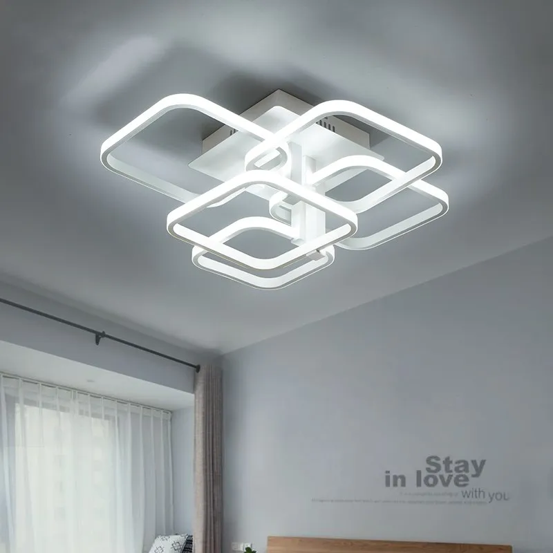 Living room lights simple modern acrylic and silica gal led ceiling lamp Nordic lighting creative romantic warm | Освещение