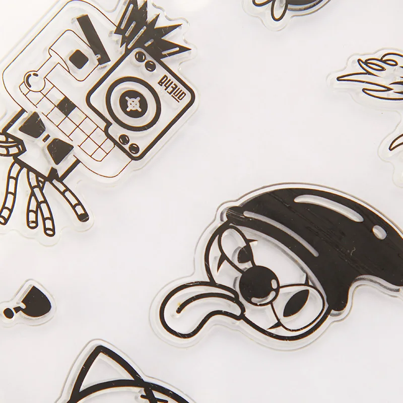 Винтажный мультяшный ET прозрачный силиконовый штамп для скрапбукинга Сделай Сам