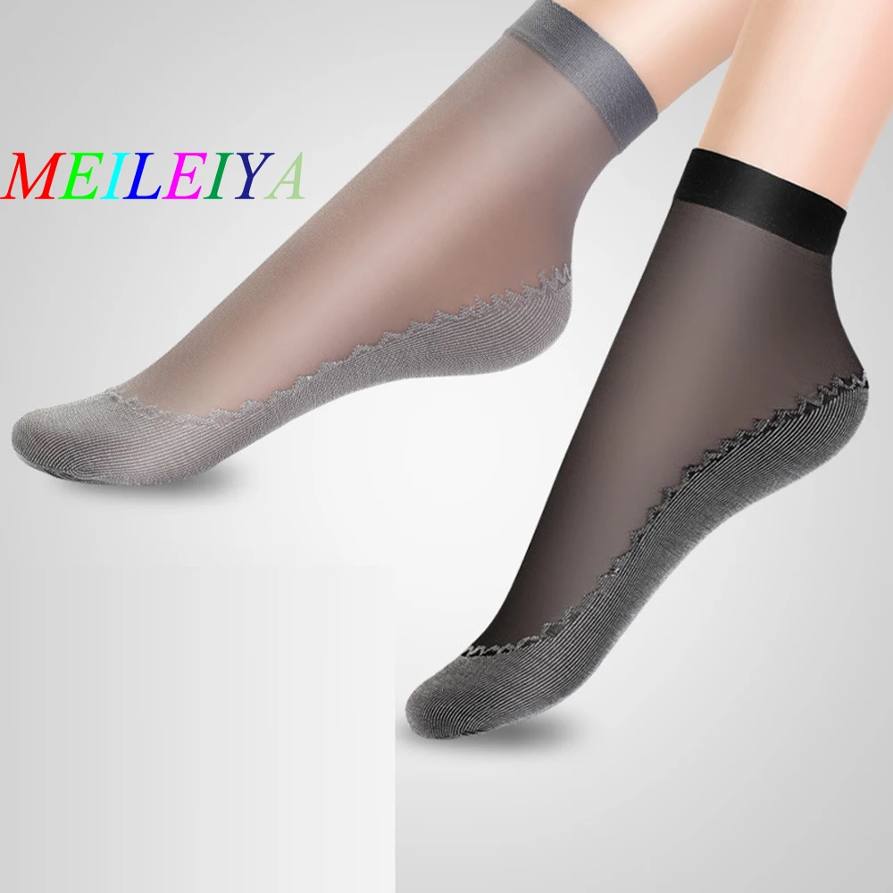 Носки женские MEILEIYA 5 пар/упак. бархатные шелковые впитывающие Нескользящие из